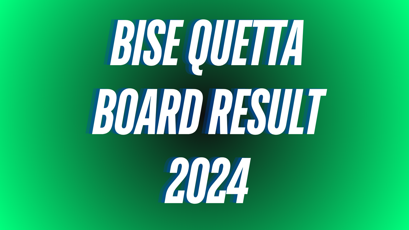 BBise Quetta Result 2024