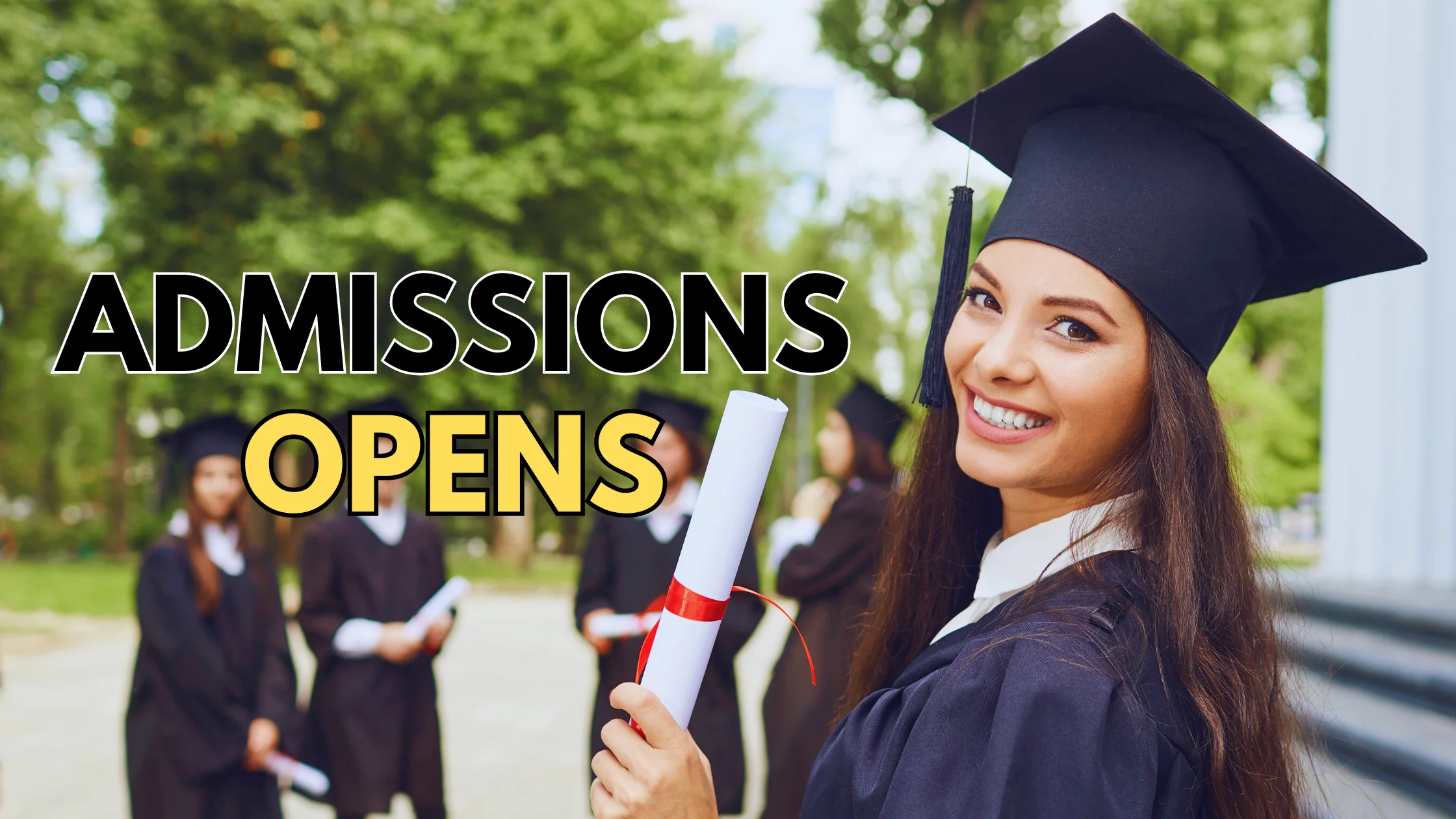 Admissions open in universities