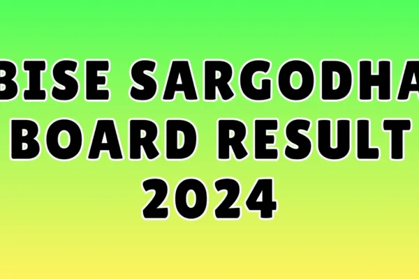 sargodha board 1st year result