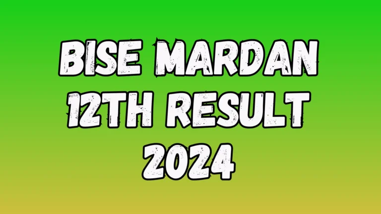 BISE Mardan 2nd Year Result 2024