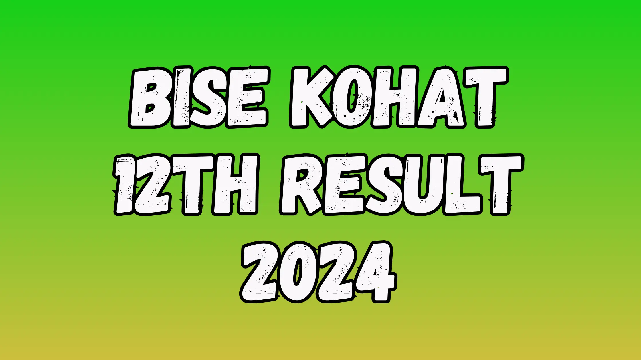 bise kohat result