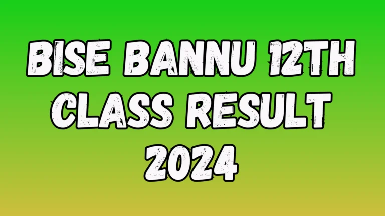 bise bannu result