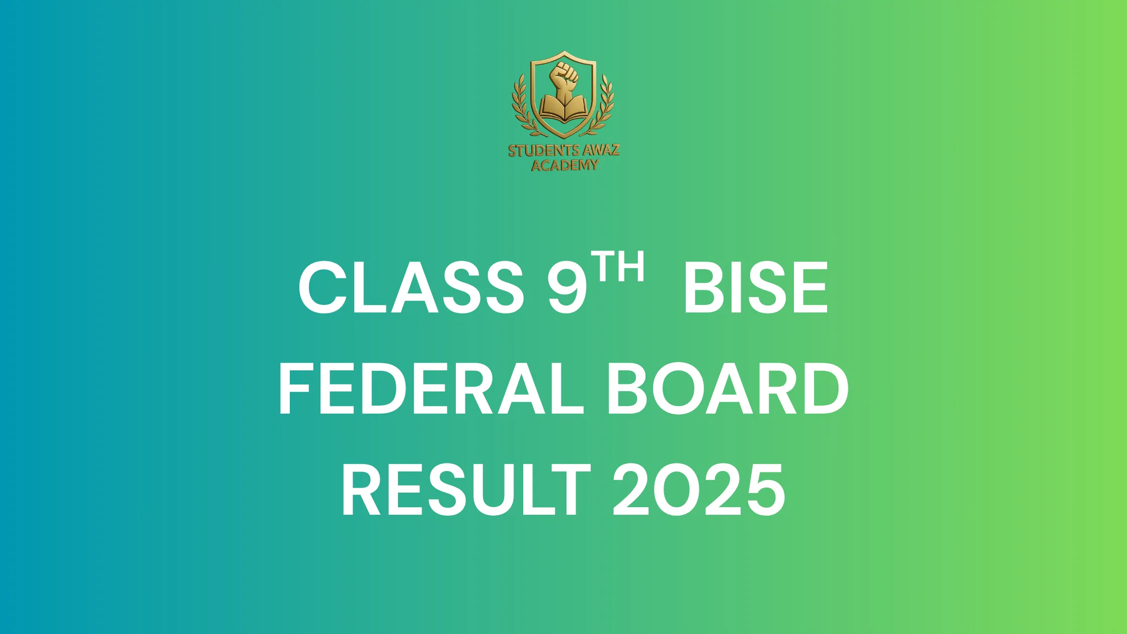 Federal board result