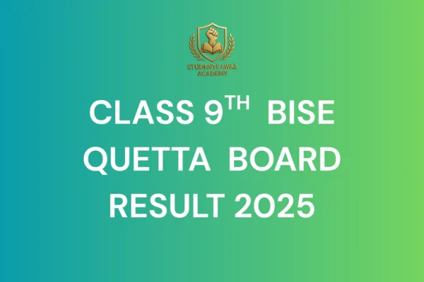 BISE Quetta board 9th class result