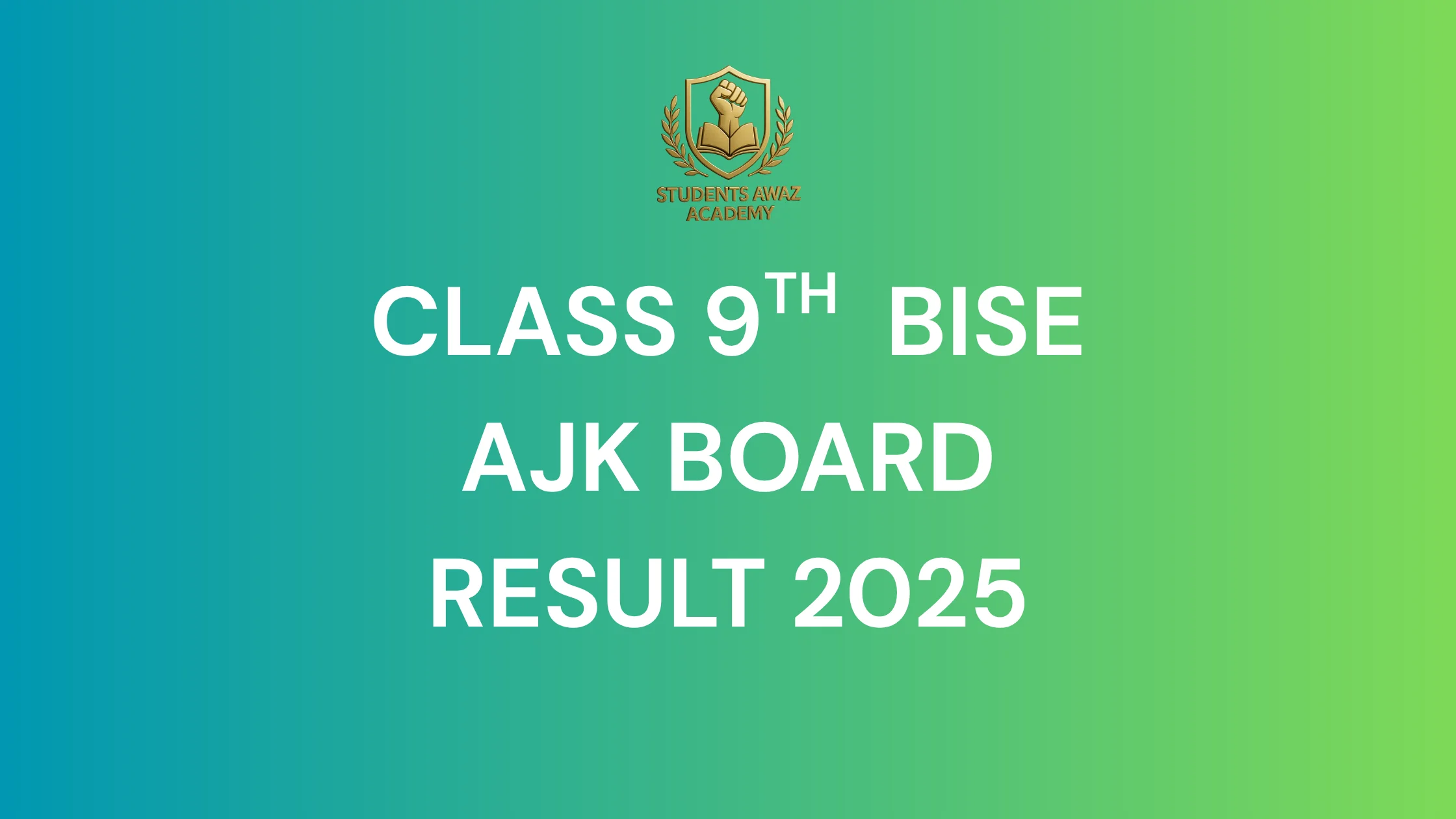 ajk board result