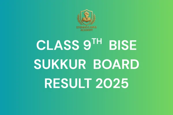 Bise Sukkur Board 9th class