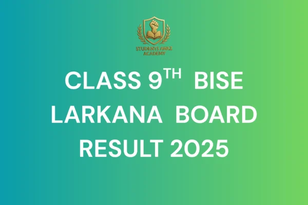 bise larkana 9th class