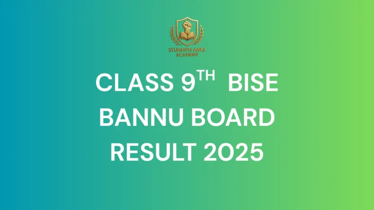 Students checking BISE Kohat Board 9th Class Result 2025 online by roll number and name