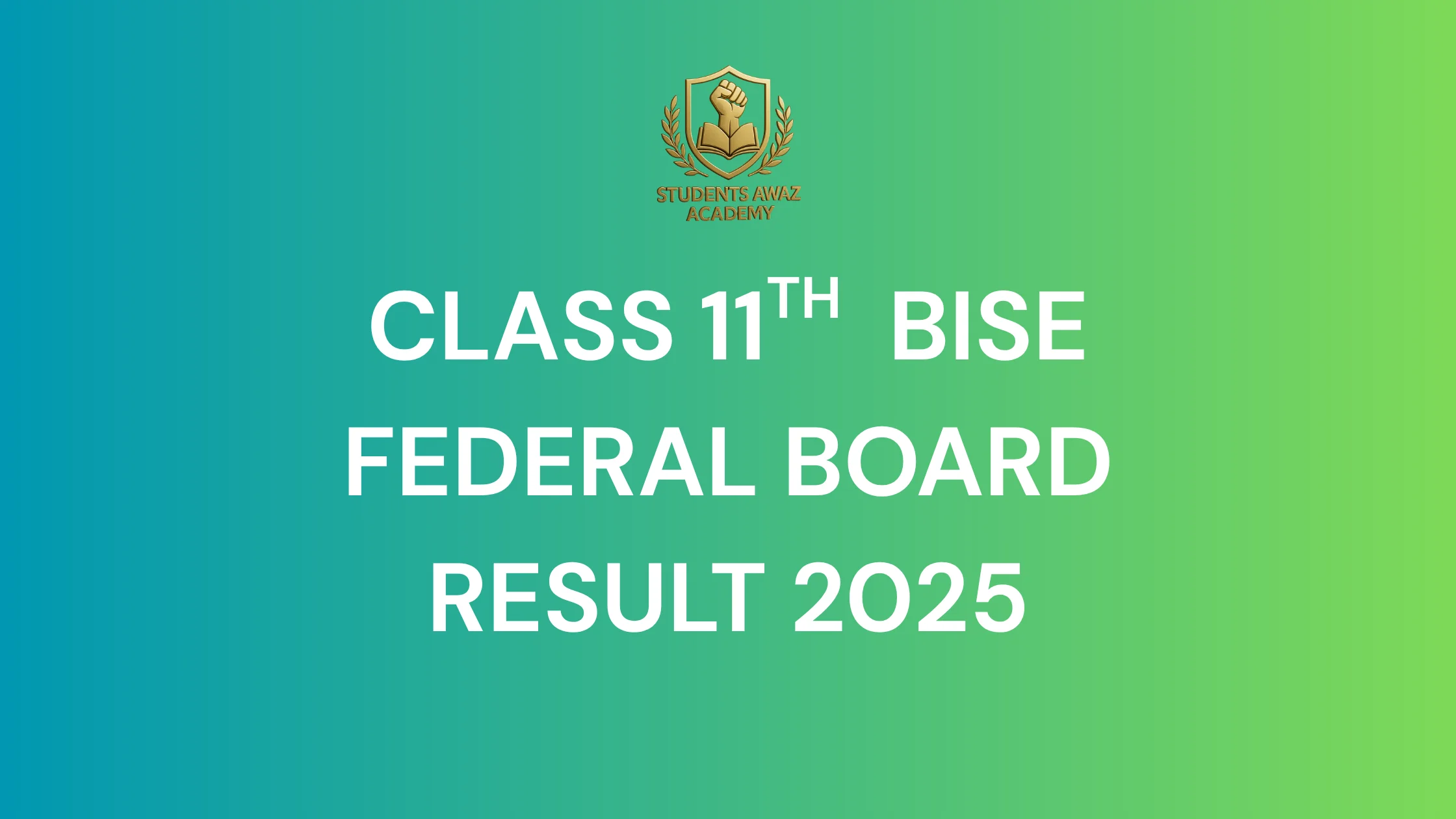 How to check Federal Board 11th Result 2025 online