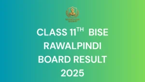 Rawalpindi Board 11th Class Result 2025 check online by name, roll number and SMS