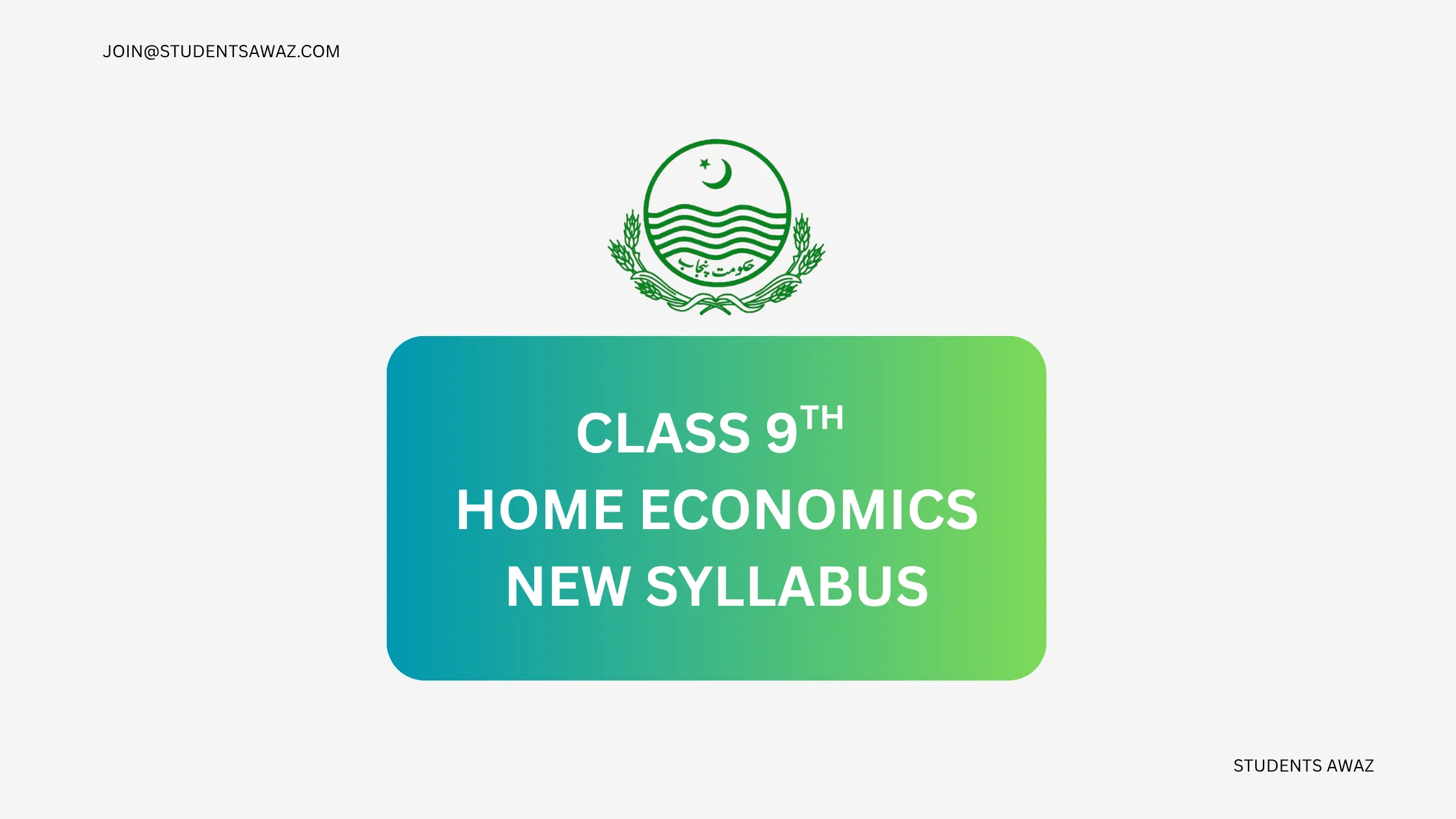 Home Economics class 9