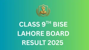 9th Class Result 2025 check online by name, roll number, and SMS