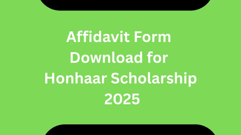 download affidavit form