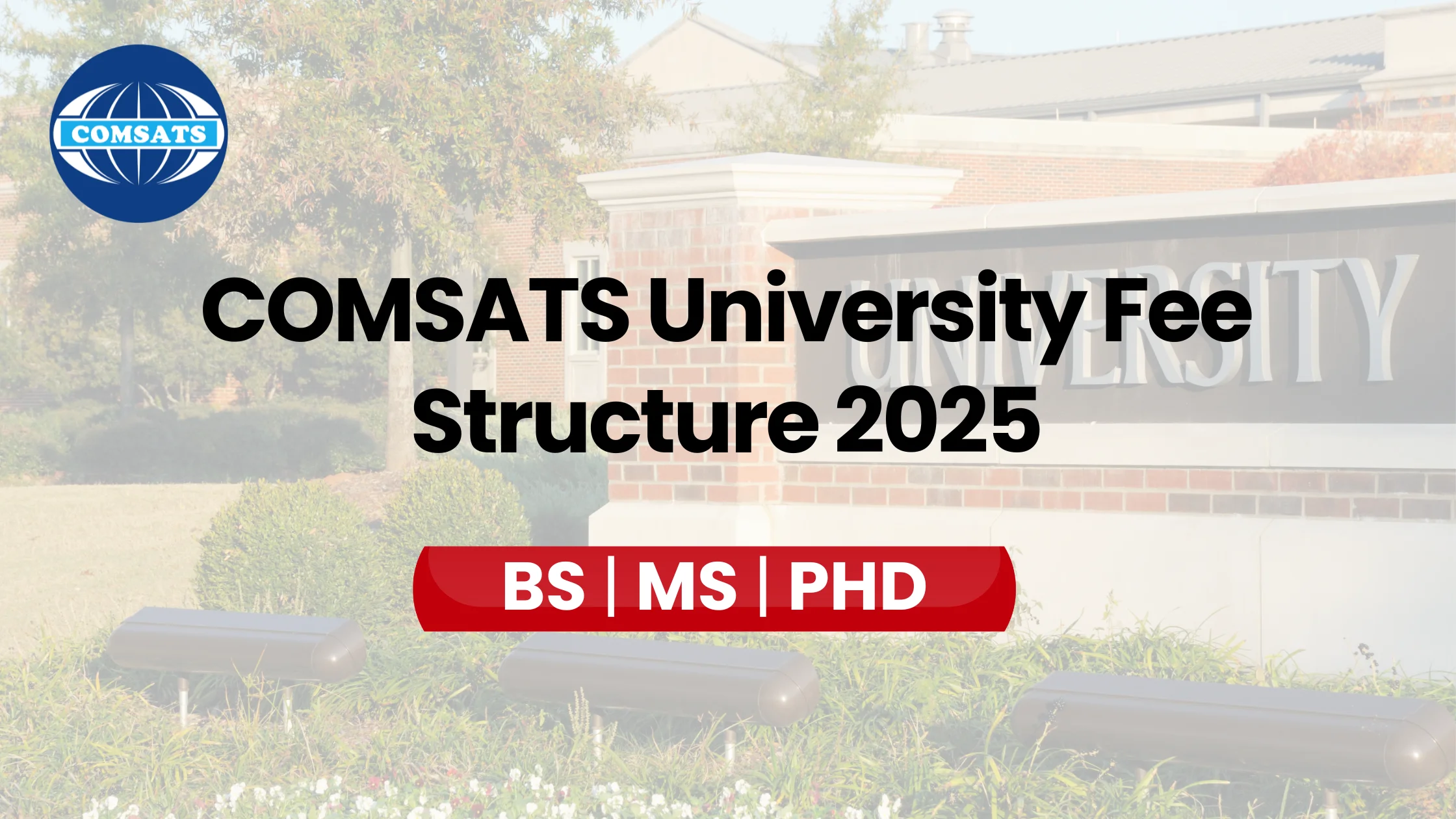 comsats fee structure
