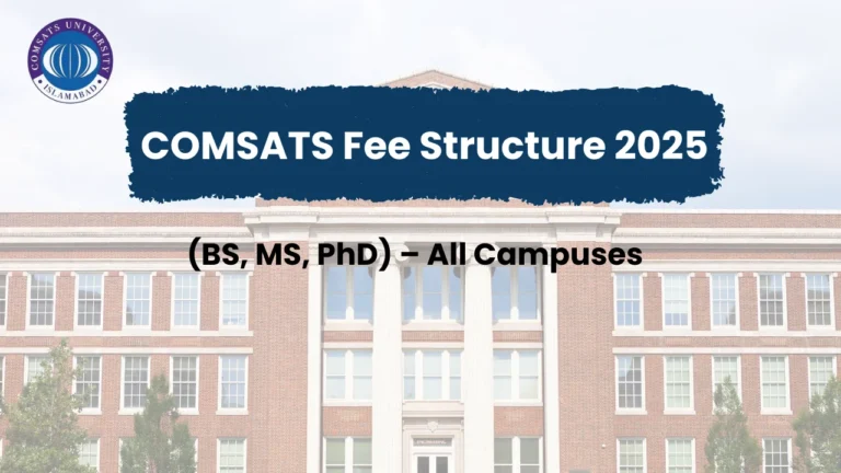 comsats fee structure